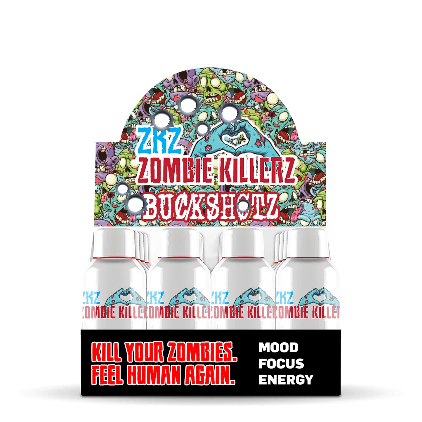 ZKZ ZOMBIE KILLERZ ® BUCKSHOTZ (12PK – 2 OZ BOTTLE)